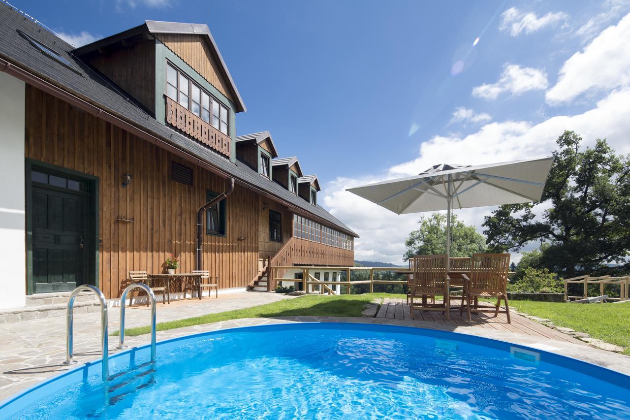 Wellness Hotel Florián České Žleby Stožec Extérieur photo